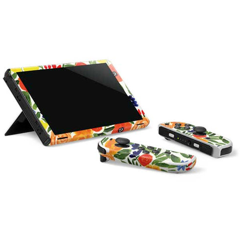 Bouffants and Broken Hearts Garden 6 Nintendo Switch OLED (2021) Skin